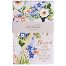 Dicksons Notetakers Lined Journal Notebook 5.5 x 8.5 Inch Paper Blessed Is She Floral [Unknown Binding]