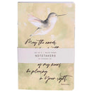 Dicksons Women's Inspirational Christian Notetakers Lined Journal Ruled Notebook 5.5 x 8.5 Inch Paper Hummingbird Floral Scripture Assorted Set of 3