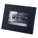 Dicksons As For Me And My House Black 9 x 7 Inch MDF Wall or Tabletop Picture Photo Frame