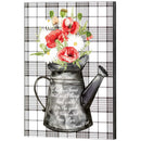 Dicksons All Things Red, Black, and White 14 x 10 Inch Wood Decorative Wall Art Plaque