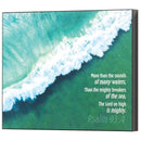 Dicksons More Thank The Sounds Of Many Waters Multicolor 10 x 8 MDF Decorative Wall Plaque With Hanging Slot