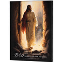 Dicksons Behold Stand At The Door and Knock Revelation 3:20 Black MDF Decorative Wall Plaque 14 x 11 Inch