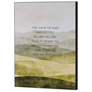 Dicksons Inspirational Christian Wall Hanging Plaque Décor for Home 11 x 14 Inch MDF Pasture For I know the Plans