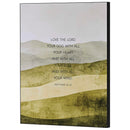 Dicksons Inspirational Christian Wall Hanging Plaque Décor for Home 11 x 14 Inch MDF Pasture Love the Lord Your God