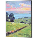 Dicksons The Lord Is My Shephard Country Pasture Scene 14 x 11 Inch MDF Decorative Wall Sign Plaque