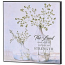 Dicksons Lord Stood And Gave Strength - 2 Timothy 4:17-12 Inch MDF Wood Block Sign for Tabletop or Wall