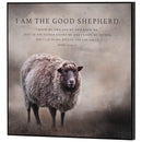 Dicksons I Am The Good Shepherd John 10:14-15 Black and Grey MDF Decorative Wall Plaque 12 x 12 Inch