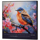Dicksons Inspirational Christian Wall Art Plaque 11.75 x 11.75 Inch MDF Robin Under His Wings