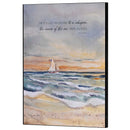 Dicksons Inspirational Christian Wall Art Plaque 11.75 x 15.75 Inch MDF Sailboat He Stilled the Storm