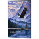 Dicksons Inspirational Christian Wall Hanging Plaque Décor for Home 12 x 16 Inch MDF Soar on Wings Like Eagles
