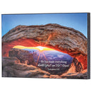 Dicksons He Has Made Everything Beautiful In Its Time Blue And Brown 12 x 8 Wood Decorative Wall Plaque Hanging Artwork