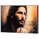 Dicksons I Am The Light Of The World Brown 12 x 8 Wood Decorative Wall Plaque Hanging Artwork Home Décor
