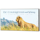 Dicksons Be Courageous And Strong 16 x 8 Inch Wood Decorative Wall Art Plaque