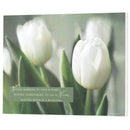 Dicksons Having Someone To Love Is Family Tulips White and Green 16 x 12 MDF Decorative Wall Plaque Art Print Decoration