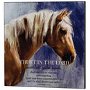 Dicksons Trust In The Lord Proverbs 3:5-6 Brown MDF Decorative Wall Plaque 16 x 16 Inch