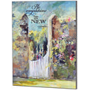 Dicksons His Compassions Never Fail They Are New Every Morning Garden Door Pastel Blue And Green 16 x 20 Wood Decorative Wall Plaque Hanging Artwork Home Décor