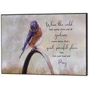 Dicksons Inspirational Christian Wall Hanging Plaque Décor for Home 18 x 12 Inch MDF When the World Feels Upside Down
