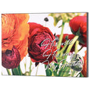 Dicksons His Will His Way My Faith Red And Orange 18 x 12 Wood Flower Themed Decorative Wall Plaque Hanging Artwork Home Décor