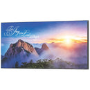 Dicksons My Strength Mountain Scene Multicolor 20 x 10 MDF Decorative Wall Plaque Art Print Decoration With Hanging Slot
