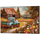 Dicksons Inspirational Christian Wall Hanging Plaque Décor for Home 13 x 20 Inch MDF Blue Truck Bloom Where You Are Planted