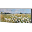Dicksons Inspirational Christian Wall Art Plaque 10 x 24 Inch MDF Meadow Look at the Wildflowers
