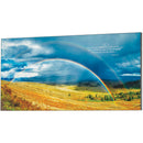 Dicksons Rainbow in Clouds Covenant Sign Blue 24 x 12 MDF Wall Art Sign Plaque
