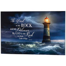 Dicksons The Lord God Is My Rock, Psalm 18:2, Multicolor 24 x 16 Inch MDF Wood Wall Art Plaque
