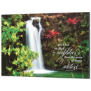 Dicksons Mightier Than the Noise Of Many Waters Multicolor 20 x 16 MDF Decorative Nature Design Wall Plaque Art