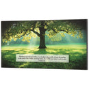 Dicksons Be Steadfast and Immovable Encouraging Verse Green 25 x 13 MDF Decorative Wall Plaque Art Print Decoration