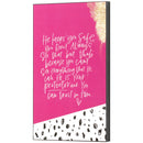 Dicksons He Keeps You Safe You Can't See Pink 13 x 8 MDF Decorative Wall Plaque Art Print Hanging Wall Decoration