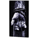 Dicksons Nailed Hand Son Of God - Mark 15:22-39 - 16 x 9 Inch Black MDF Wood Block Sign for Tabletop or Wall
