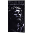 Dicksons The Good Shepherd John 10:11 - Crowned Head Of Christ - 16 x 9 Inch Black MDF Wood Block Sign for Tabletop or Wall