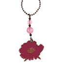 You Are A Woman After God's Heart - Ephesians 4:24-1 Samuel 13:13-6.8 Inch Magenta Pink Zinc Alloy Dangle Mirror Car Charm