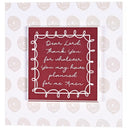 Dicksons Thank You For Whatever You Planned For Me Red and White 10 x 10 Inch MDF Decorative Wall Sign Plaque