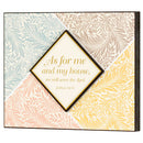 Dicksons As for Me and My House We Serve The Lord 8 x 10 MDF Decorative Wall Plaque