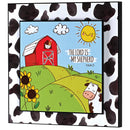 Dicksons Inspirational Dimensional Christian Wall Hanging Stacked Plaque Décor for Home 12 x 12 Inch MDF Farm Lord Is My Shepherd