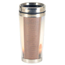 Dicksons Pastor Devoted To Giving Cream and Tan 16 Ounce Stainless Steel Travel Tumbler