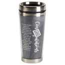Dicksons ConGRADulations For I Know The Plans I Have For You White and Black 16 Ounce Stainless Steel Travel Mug Tumbler