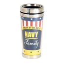 Dicksons Proud Navy Family Patriot 16 ounce Stainless Steel Travel Tumbler