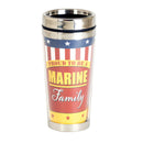 Dicksons Proud A Marine Family Patriot 16 ounce Stainless Steel Travel Tumbler