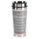 Dicksons Be An Abraham Green and Brown 16 Ounce Stainless Steel Travel Tumbler