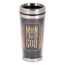 Dicksons Man Of God Be On Your Guard Stand Firm Black, Red, And Gold 16 Ounce Stainless Steel Travel Mug Tumbler With Screw On Sliding Lid