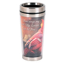 Dicksons Then Sings My Soul, Cardinal, Red 16 Ounce Stainless Steel Insulated Travel Tumbler