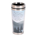 Dicksons Do Not Be Anxious - Philippians 4:6, Blue/Grey 16 Ounce Stainless Steel Insulated Travel Tumbler