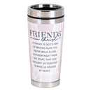 Dicksons Friends In Christ, Friends By Heart, Multicolor 16 Ounce Stainless Steel Insulated Travel Tumbler