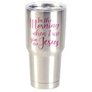 Dicksons In Morning Rise Give Jesus 30 ounces Stainless Steel Travel Tumbler
