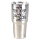Dicksons Lord Gave Me Strength Black 30 ounces Stainless Steel Travel Tumbler