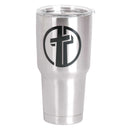 Dicksons Black Cross 30 ounce Stainless Steel Travel Tumbler