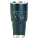 Dicksons Rooted Super Size Inspirational Black 30 Ounce Stainless Steel Travel Mug Drink Hot Cold Tumbler