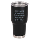 Dicksons Jesus Loves You So Much You Are Worth It Black And White 30 Ounce 18/8 Stainless Steel Travel Mug Tumbler With Screw On Sliding Lid